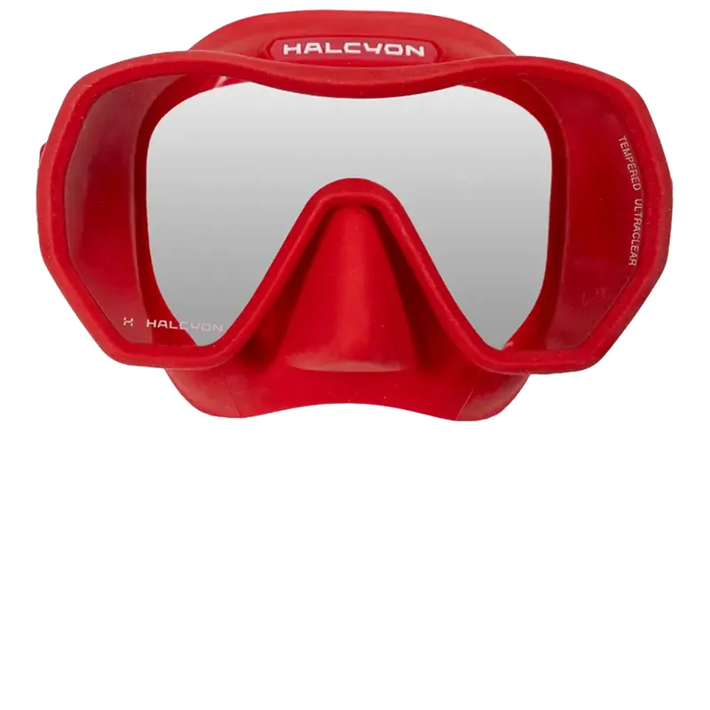Solange Der Vorrat Reicht Halcyon Omnis Maske Standard   Farbe rot